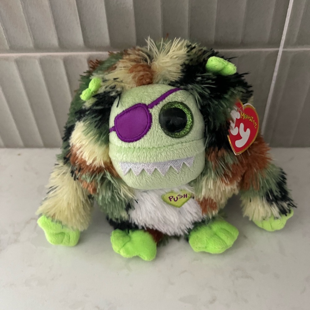 Ty Monstaz Patch 2013 Retired Plush Monster